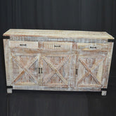 Metal Factory Sideboard White 150Cm
